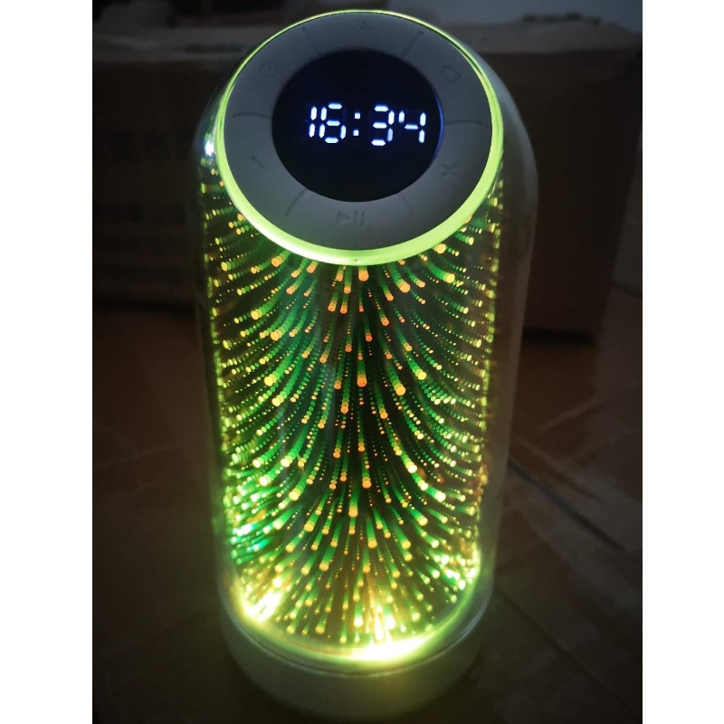 FB-BSK3 High-end Bluetooth Clock Radio Højttaler med 7 farver Ændring af LED Lighting